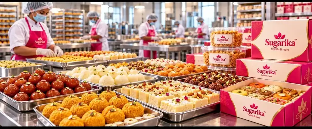 Sugarika B2B sweets production and packaging