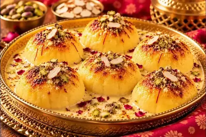 Baked Rajbhog