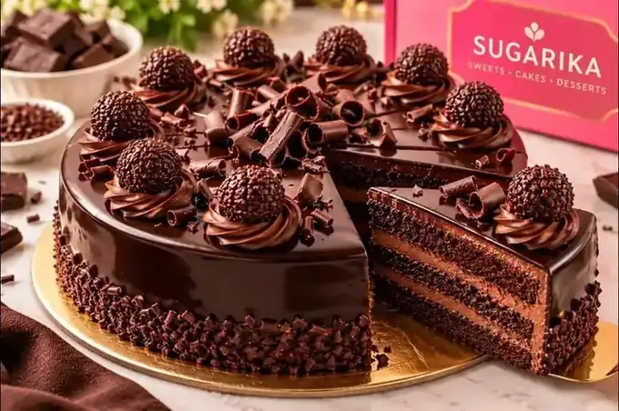 Chocolate celebration cake