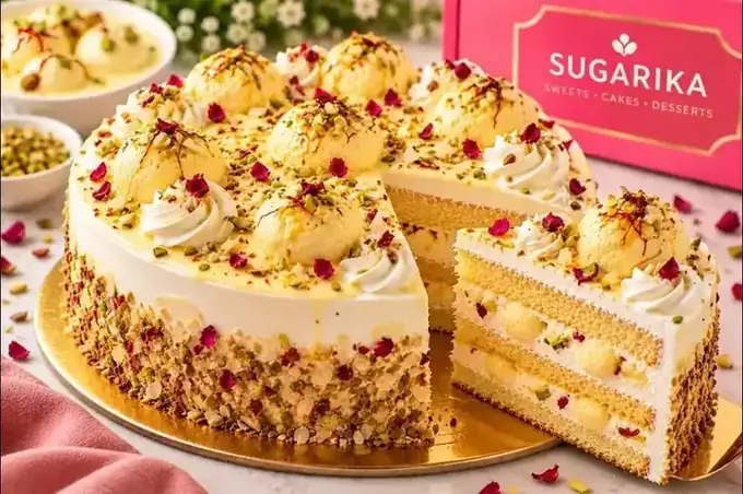 Rasmalai Cake